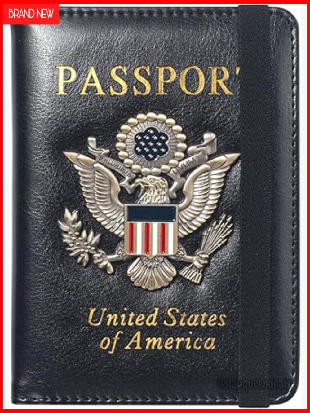 RFID Blocking Passport Wallet Slim Travel Cover Document Organizer